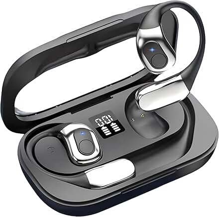 Open Ear Wireless Earbuds with Microphone and Waterproofing