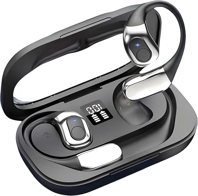 Open Ear Wireless Earbuds with Microphone and Waterproofing