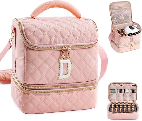 Personalized Nail Polish and Tool Organizer Bag