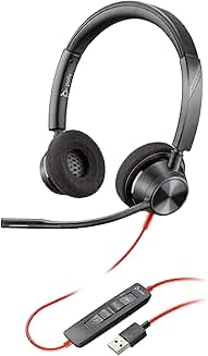 Wired Dual-Ear Stereo Headset with Boom Mic