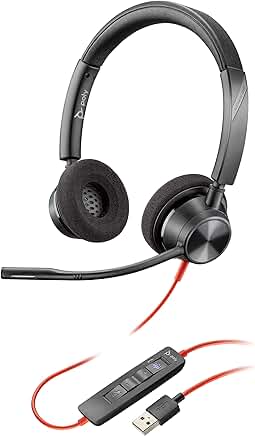 Wired Dual-Ear Stereo Headset with Boom Mic