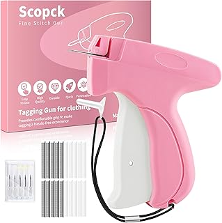 Handheld Stitch Tag Gun for Clothes with Needles and Fasteners