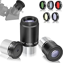 Set of 5 telescope eyepieces and filters