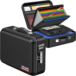 Fireproof and Water-Resistant Document Safe Box