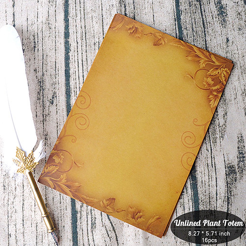 Vintage Stationery Set with Envelopes and Seals