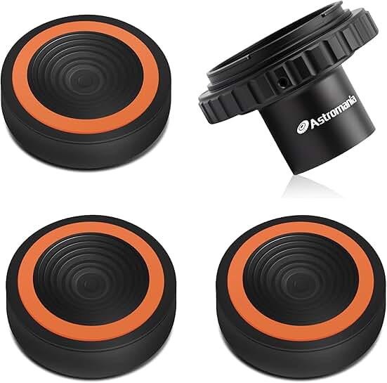 T-Ring Set for Canon EOS Cameras with Anti-Vibration Pads