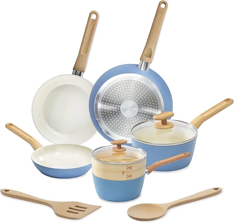 8-Piece Silicone Kitchen Utensil Set for Cooking and Baking