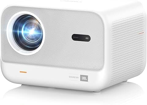 Portable 4K Projector with WiFi, Bluetooth, and 3D Sound