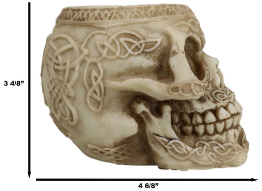 Day of the Dead Celtic Tribal Pen Holder Figurine