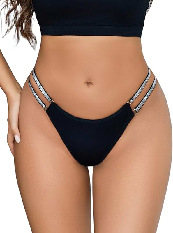 Sexy low waist thong underwear for women