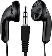 Pack of 100 Black Earbuds for School Classrooms