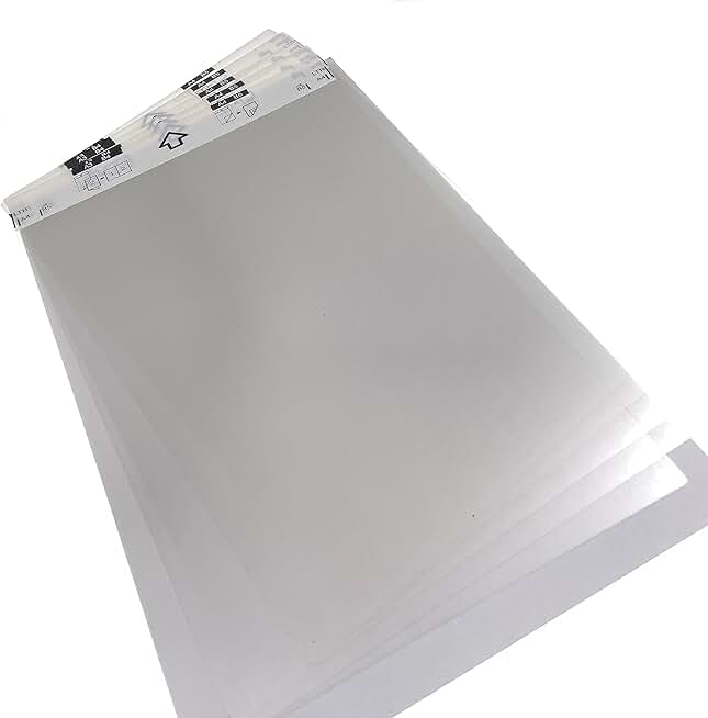 Set of 5 Carrier Sheets for Various Paper Types