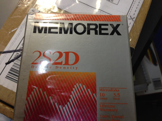 New 10 Floppy Disks 3.5" Double Density 2S2D 3 1/2" - MAC/Macintosh Formatted Diskettes Disc Microdisks