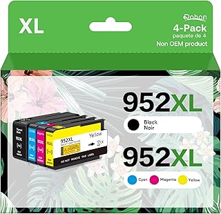 4-Pack Ink Cartridges for Officejet Pro Printers