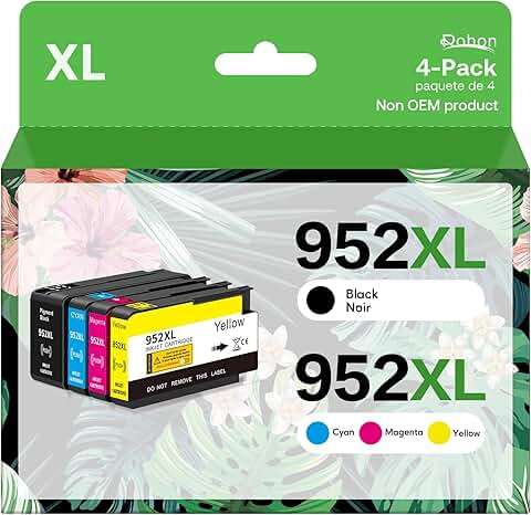 4-Pack Ink Cartridges for Officejet Pro Printers