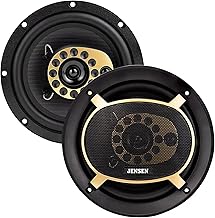 Pair of 6.5-inch 50W RMS 4-Ohm Full Range 3-Way Speakers