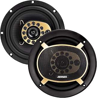 Pair of 6.5-inch 50W RMS 4-Ohm Full Range 3-Way Speakers