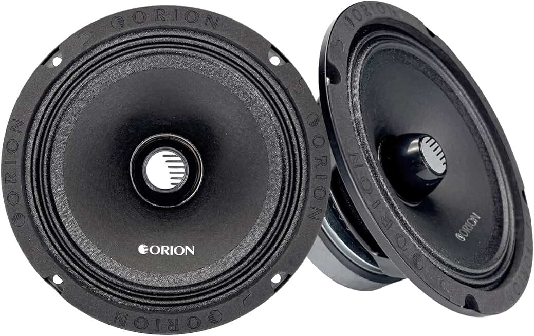 High Efficiency 6.5" Mid-Range Bullet Speakers (Pair)