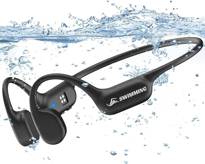Wireless Bone Conduction Headphones with MP3, Waterproof