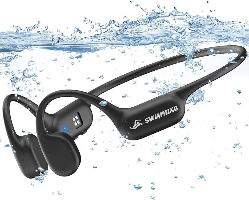 Wireless Bone Conduction Headphones with MP3, Waterproof