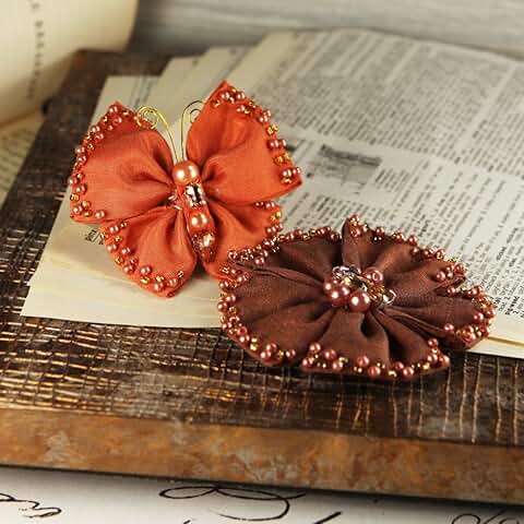 Multicolored Flower Craft Embellishments