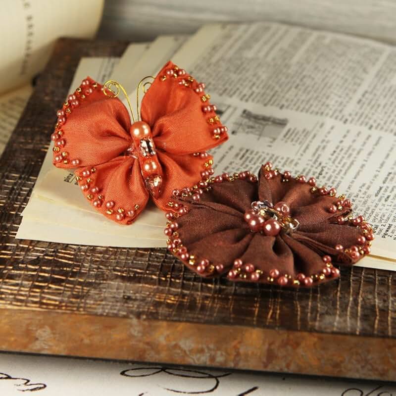 Multicolored Flower Craft Embellishments