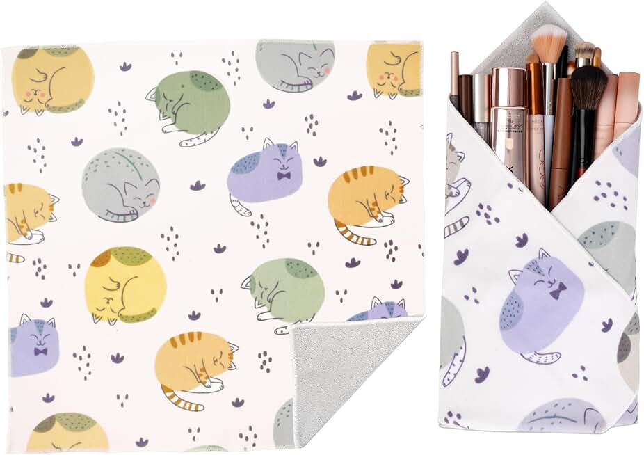 Self-Adhesive Makeup and Accessory Pouch