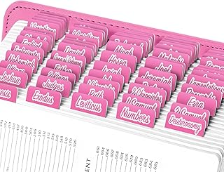 Hot Pink Bible Tabs for Old and New Testament