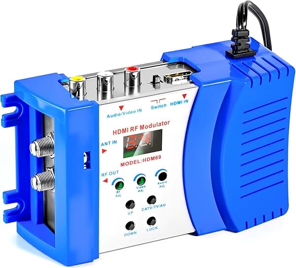 HDMI to RF Coaxial Converter for TV