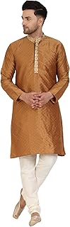 Men's Art Silk Kurta Pajama for Traditional and Party Wear