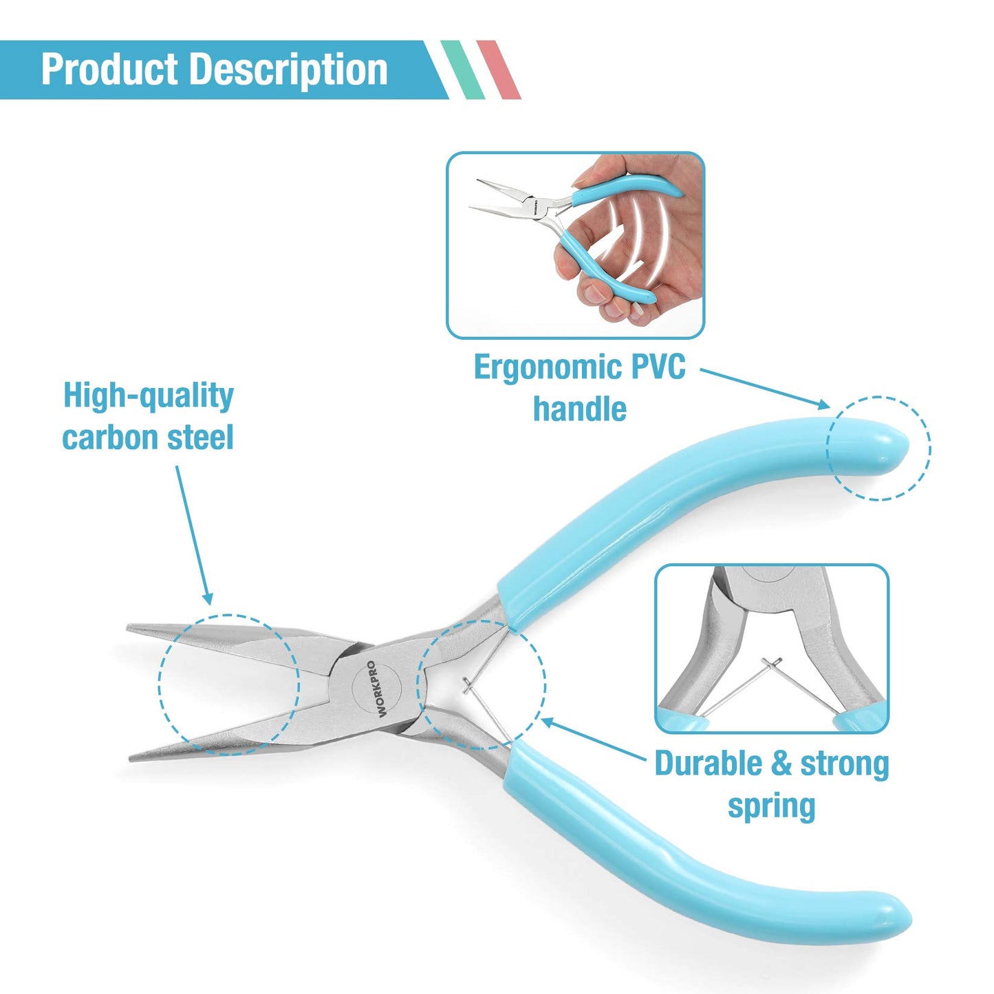 Jewelry Making Pliers and Tools Kit with Case