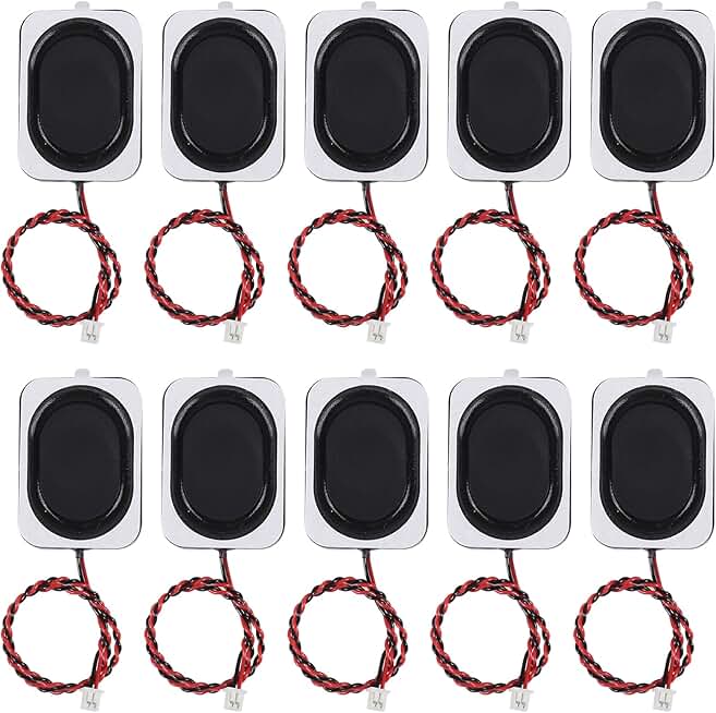 10pcs 4 Ohm 3W Full Range HiFi Speakers with Wire