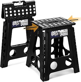 16-Inch Folding Step Stool with Safety Lock