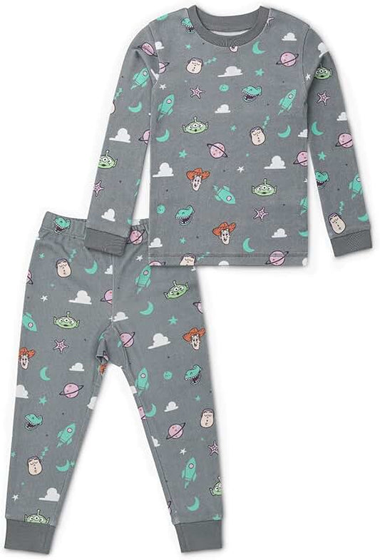 Kids' Toy Story Pajama Set, Size 8, Organic and Soft