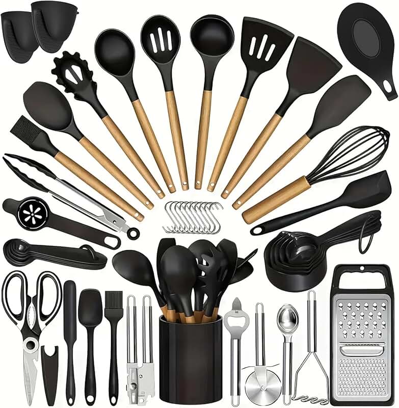 Maple Wood Kitchen Tool Set