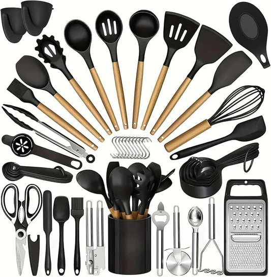 Maple Wood Kitchen Tool Set