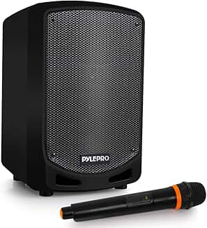 Portable Bluetooth PA Speaker with Wireless Mic