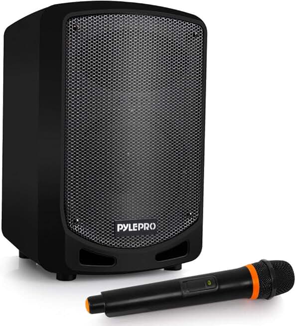 Portable Bluetooth PA Speaker with Wireless Mic