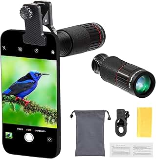 Long Focus Telephoto Phone Lens for iPhone and Android