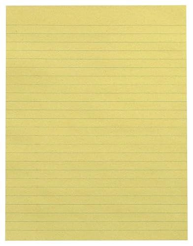 Yellow newsprint paper, 8 x 10.5 inches, 500 sheets