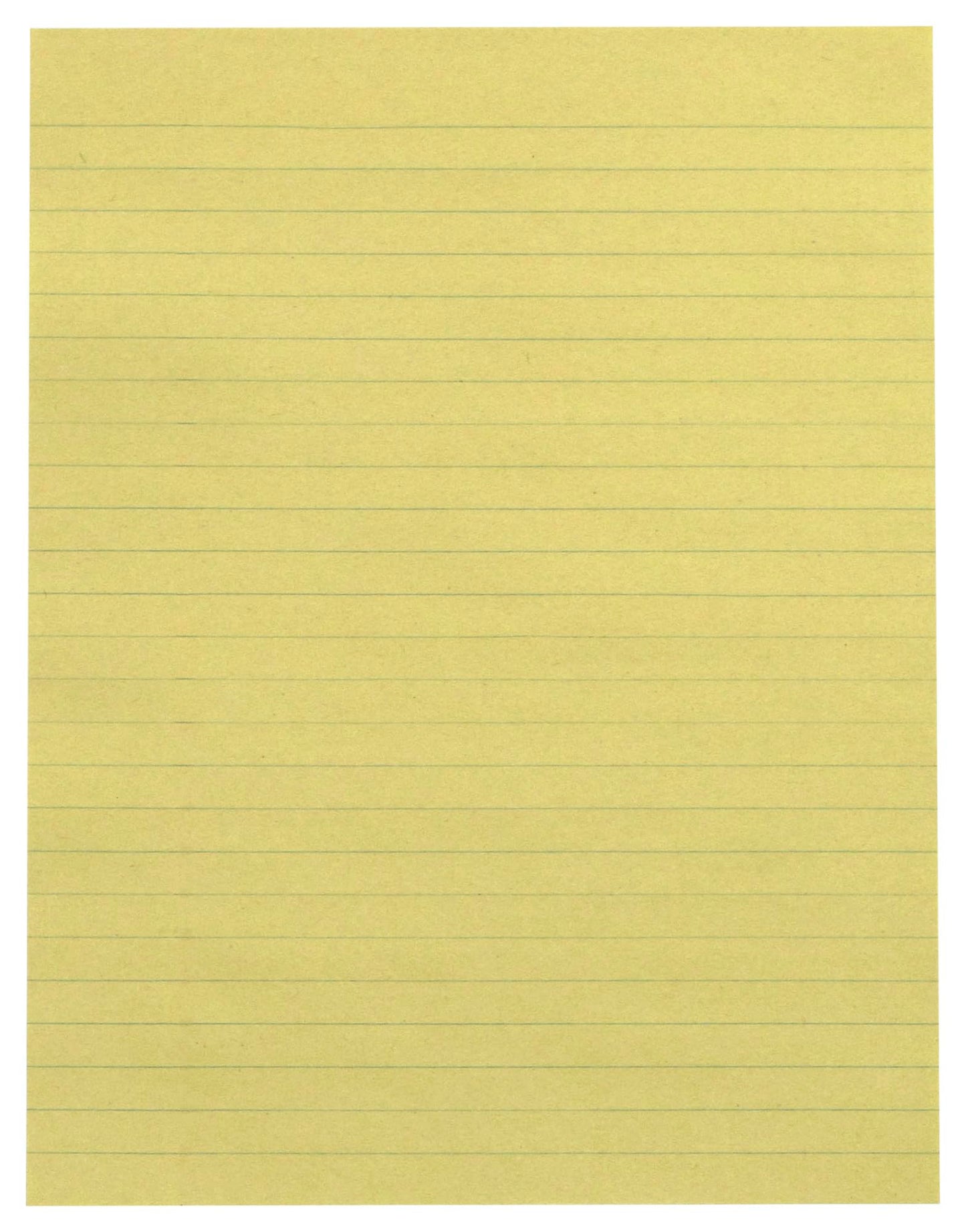 Yellow newsprint paper, 8 x 10.5 inches, 500 sheets