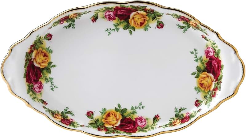 Set of 6 Ceramic Flat Dinner Plates, 10.5 inches