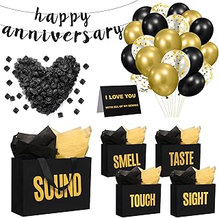 Five Senses Anniversary Gift Set with Banner and Decorations