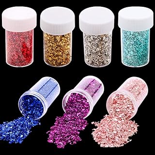 Crushed Glass in 7 Colors for Resin Art and Crafts