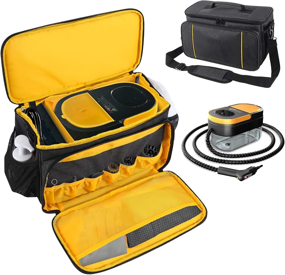 Storage Bag for Handheld Steam Cleaner with Pockets