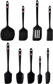 9-Piece Silicone Kitchen Utensil Set for Cooking and Baking