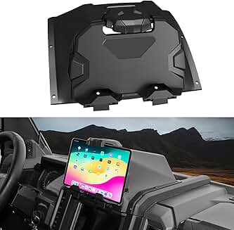 Tablet and phone holder with storage for Polaris Xpedition 2024+