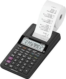 Mini Desktop Printing Calculator with 12-Digit Display