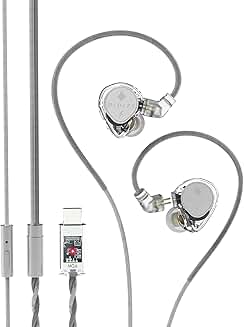 Wired USB-C Earbuds with Dual Magnetic Drivers and In-Line Control