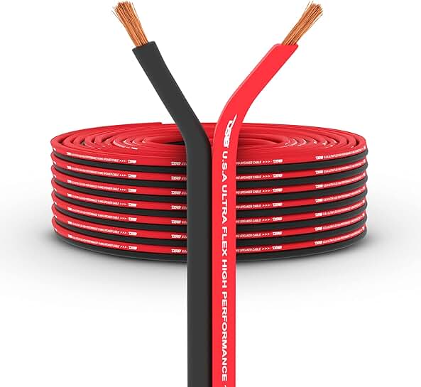 12-Gauge Ultra Flex Speaker Wire, 100 Feet